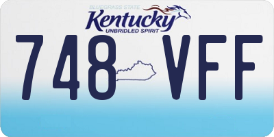 KY license plate 748VFF