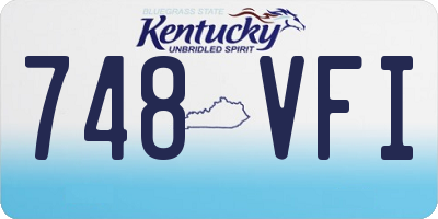 KY license plate 748VFI