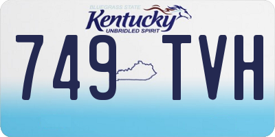 KY license plate 749TVH