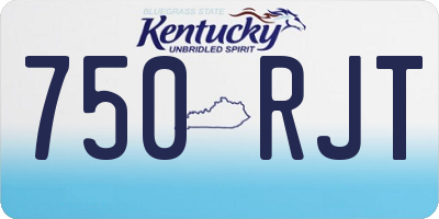 KY license plate 750RJT