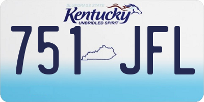KY license plate 751JFL
