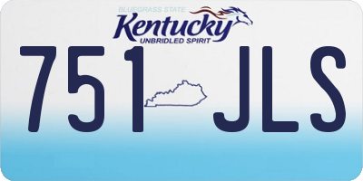 KY license plate 751JLS