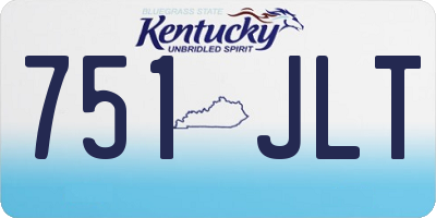 KY license plate 751JLT