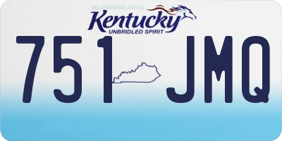KY license plate 751JMQ