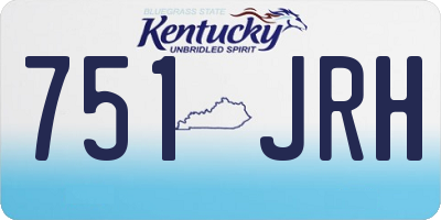 KY license plate 751JRH