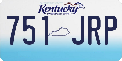 KY license plate 751JRP