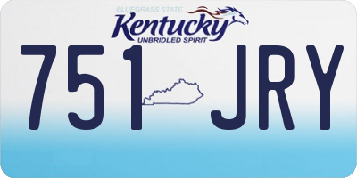 KY license plate 751JRY