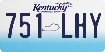 KY license plate 751LHY