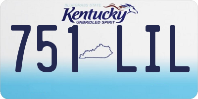 KY license plate 751LIL