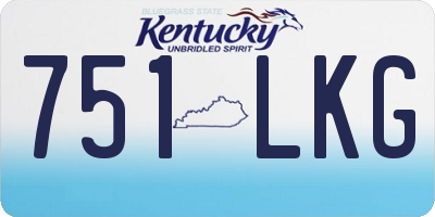KY license plate 751LKG