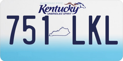 KY license plate 751LKL