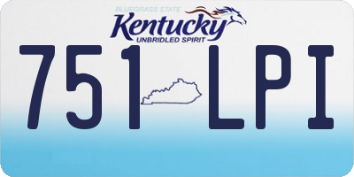 KY license plate 751LPI