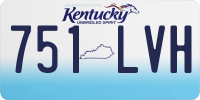KY license plate 751LVH