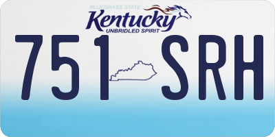 KY license plate 751SRH