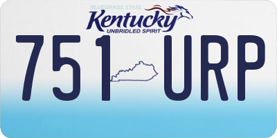 KY license plate 751URP