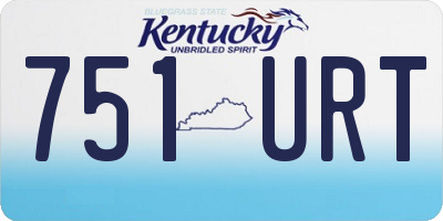 KY license plate 751URT
