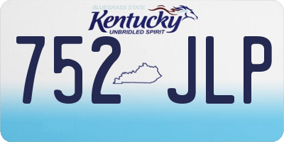 KY license plate 752JLP