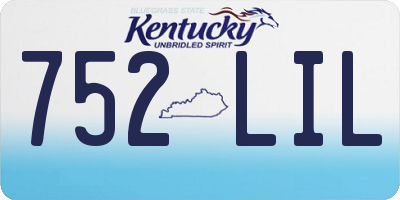 KY license plate 752LIL