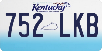 KY license plate 752LKB