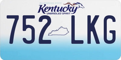 KY license plate 752LKG