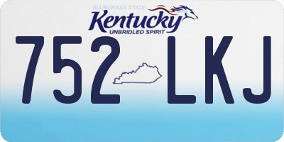 KY license plate 752LKJ