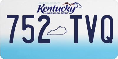 KY license plate 752TVQ