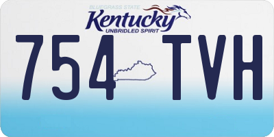 KY license plate 754TVH