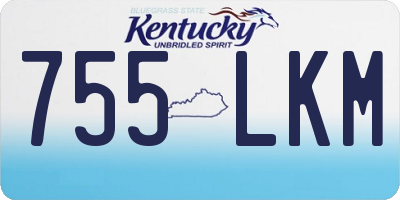 KY license plate 755LKM