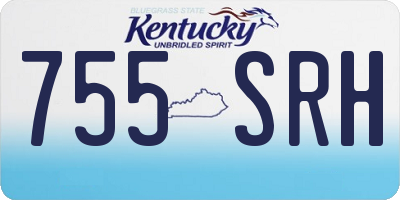 KY license plate 755SRH