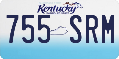 KY license plate 755SRM