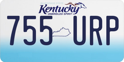 KY license plate 755URP