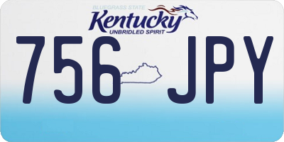 KY license plate 756JPY