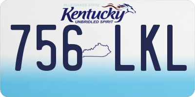 KY license plate 756LKL