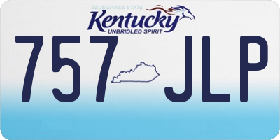 KY license plate 757JLP