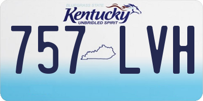 KY license plate 757LVH