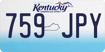 KY license plate 759JPY