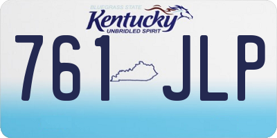 KY license plate 761JLP
