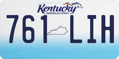 KY license plate 761LIH