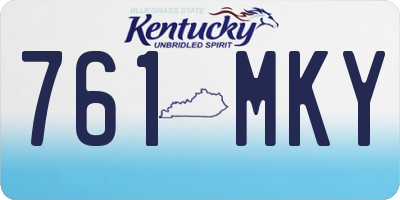 KY license plate 761MKY