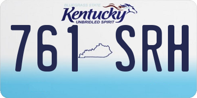 KY license plate 761SRH