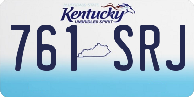 KY license plate 761SRJ