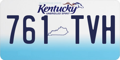 KY license plate 761TVH