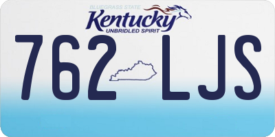 KY license plate 762LJS