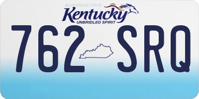 KY license plate 762SRQ