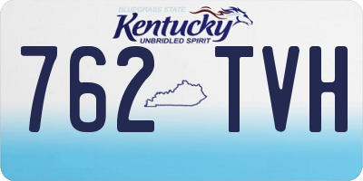 KY license plate 762TVH
