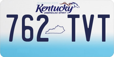 KY license plate 762TVT