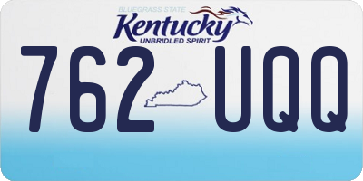 KY license plate 762UQQ