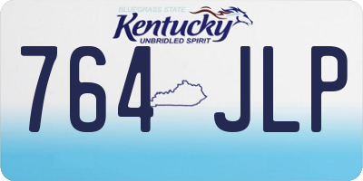 KY license plate 764JLP