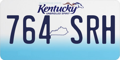 KY license plate 764SRH