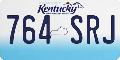 KY license plate 764SRJ